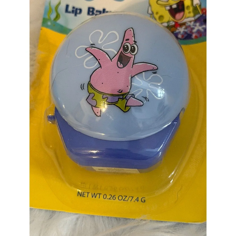 Nickelodeon SpongeBob SquarePants & Patrick Star Lip Balm Set 2pk 0.26oz NEW